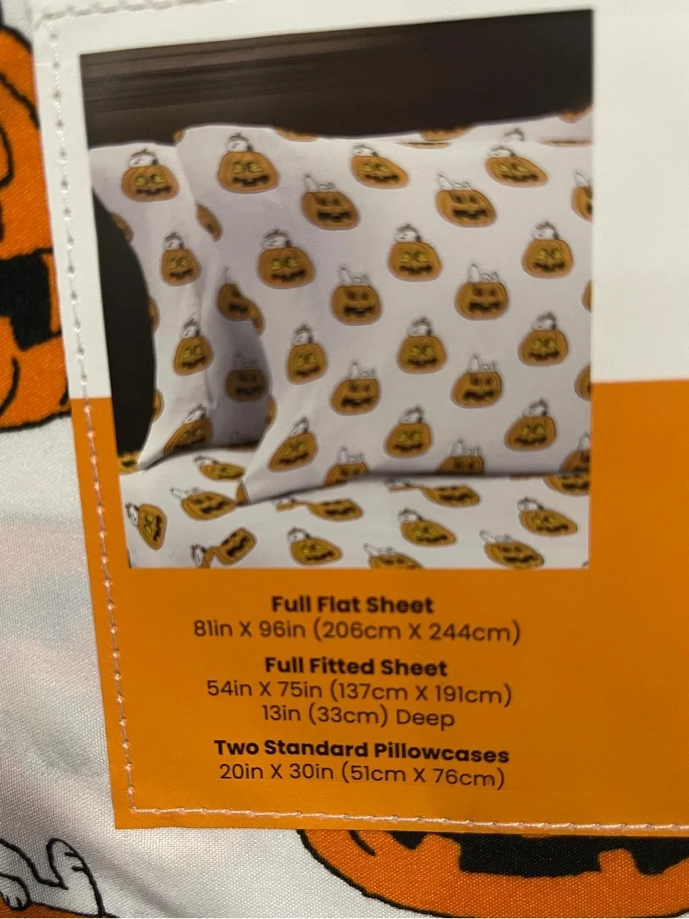 Halloween Peanuts Full Sheet Set - The Great Pumpkin Sheet Set